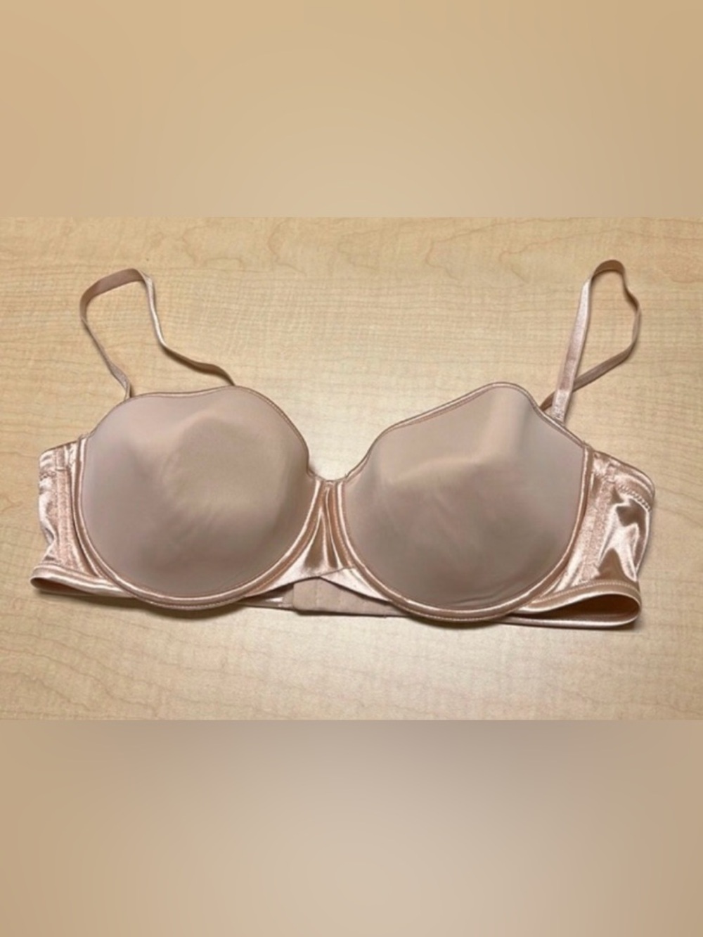 “MAISON LEJABY” SATIN FRENCH UNDERWIRE BRA SIZE 38B